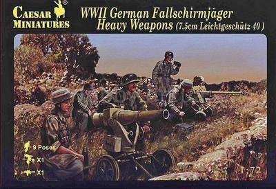 WWII German Fallschirmjager Heavy Weapons, 9 poses