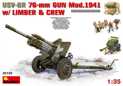 USV-BR 76mm Gun Mod. 1941 w/ Limber & Crew