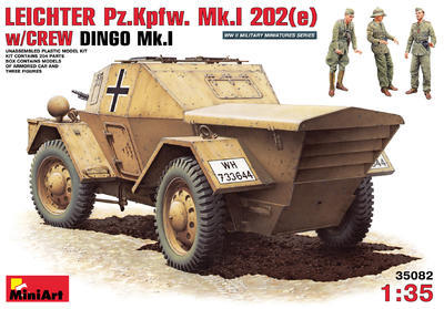 Leichter Pz. Kpfw. Mk.I 202(e) w/Crew. Dingo Mk.I