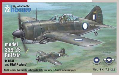 Buffalo model 339-23 "In RAAF and USAAF colors"