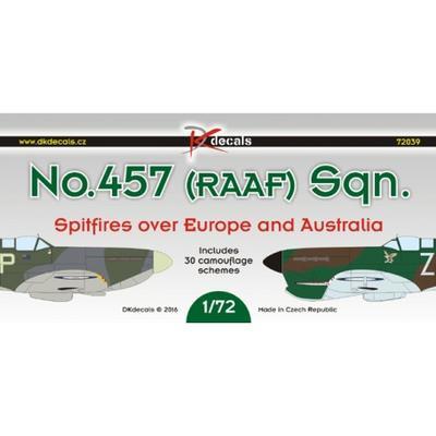 No.457 (RAAF) Sqn. Spitfires over Euprope and Australia