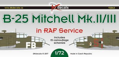 B-25 Mitchel Mk.II/III in RAF Service
