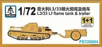 L3/33 Lf flame tank and trailer