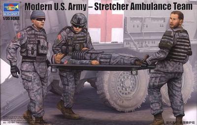 Modern U.S. Army-Stretcher Ambulance team