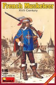 French Musketeer XVII century