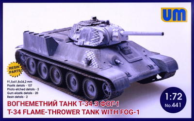 T-34 Flame-Thrower Tank with FOG-1