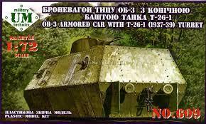OB-3 armored car with T-26-1(1937-39) turret