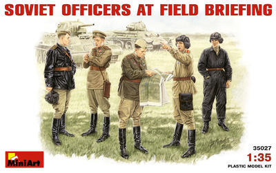 Soviet Officers at Field Briefing