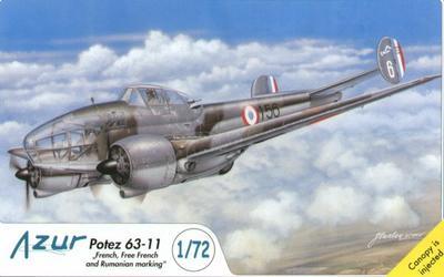 Potez 63-11 "French, Free French a Rumunia marking"