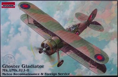 Gloster Gladiator Mk.I/Mk.II/J-8 Meteo Reconnaissance & Foreign Service