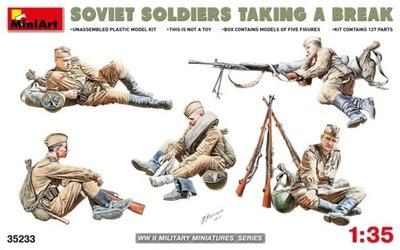 Soviet Soldiers Taking A Break