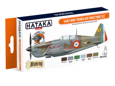 Easrly WW2 French Air Force Paint Set, sada barev - 1