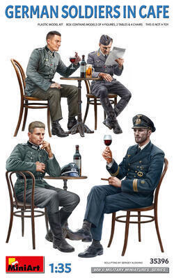 German Soldiers in Café