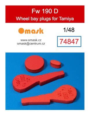 74847 1/48 Fw 190 D wheel bay plugs (for Tamiya)
 - 1