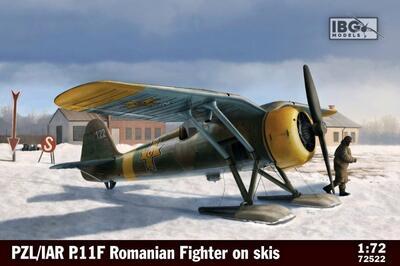 PZL/IAR P.11F Romanian Fighter on skis