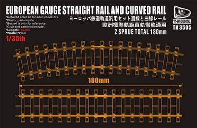 European Gauge Straight Rail And Curved Rail 