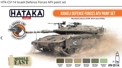 Israeli Defence Forces AFV paint set, sada barev - 1