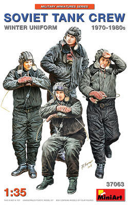 Soviet Tank Crew 1970-1980s, Winter Uniform, 4 fig.