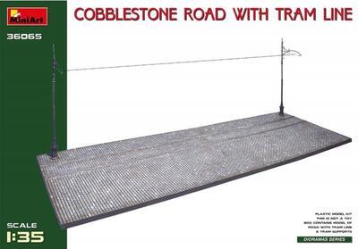 Cobblestone Road w/Tram Line