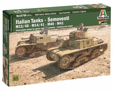 Italian Tanks - Semoventi M13/40-M14/41-M40-M41      Warlord Games