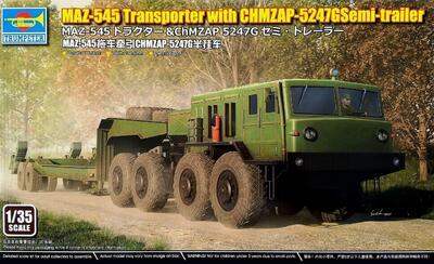 MAZ-545 Transporter with CHMZAP-5247G semi-trailer