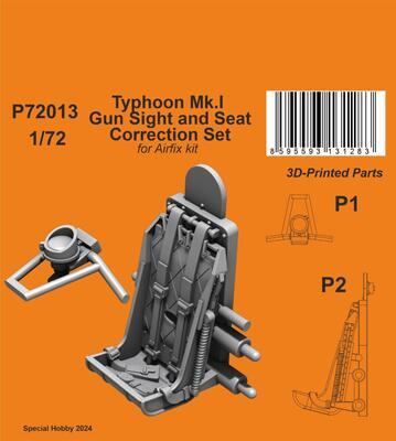 Typhoon Mk.I Gun Sight and seat Correction Set