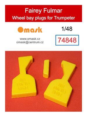 74848 1/48 Fairey Fulmar wheel bay plugs (for Trumpeter)
 - 1