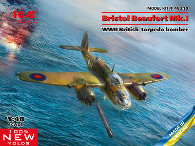 Bristol Beaufort Mk.I, WWII British torpedo bomber - 1