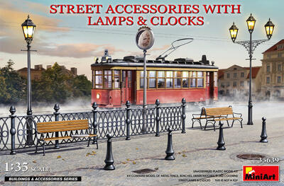 STREET ACCESSORIES WITH LAMPS & CLOCKS - 1