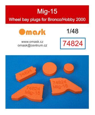 74824 1/48 Mig-15 wheel bay plugs (for Bronco/Hobby 2000) - 1