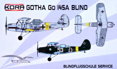 Gotha Go 145A Blindflugschule Service