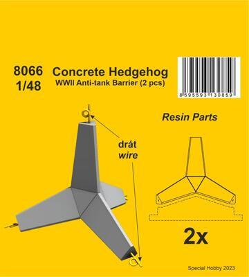 Concrete Hedgehog-WWII Antitank Barrier (2 pcs.)