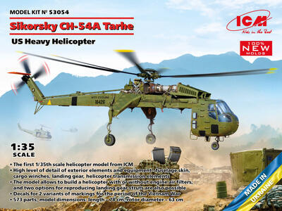 Sikorsky CH-54A Tarhe, US Heavy Helicopter
 - 1