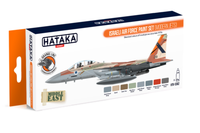 Israeli Air Force Paint Set (Modern Jets), set barev - 1