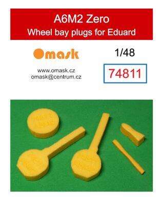 74811 1/48 A6M2 Zero wheel bay plugs (for Eduard) - 1