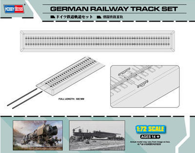 German Railway Track Set 1:72