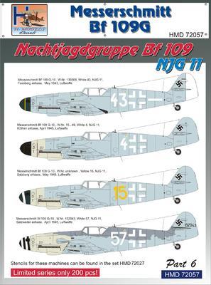 Messerchmitt BF 109G - Nachtjagdgruppe BF 109 - NJG11 part 6