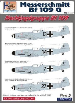 Messerchmitt BF 109G - Nachtjagdgruppe BF 109 part 5
