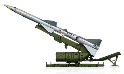 Sam-2 Missile with Launcher Cabin