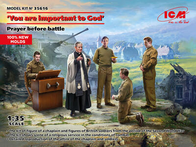 Prayer before battle, WWII (5 fig.)