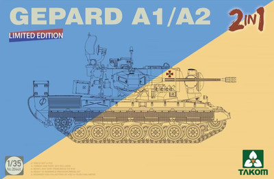 Flakpanzer "Gepard" A1/A2, 2in1, limited edition