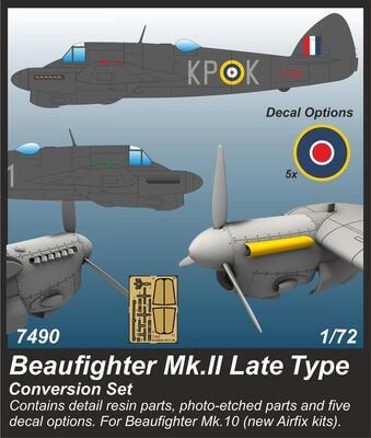 Beaufighter Mk.II Late Type Conversion set 1/72 