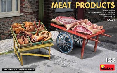 Meat Products (wooden crates and cart)