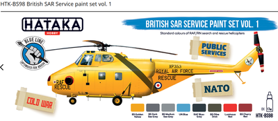 British SAR Service paint set vol. 1, sada barev - 1