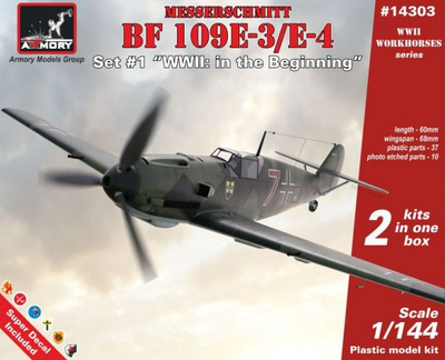 BF 109 E-3/E-4 Set 1 "WWII: in the Beinning"