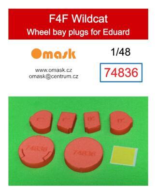 74836 1/48 F4F Wildcat wheel bay plugs (for Eduard)
 - 1