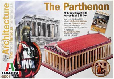 The Partheon. As it was in Athenian Acropolis of 348 b.c.  Easy assemblked model kit.  