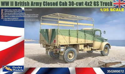 WWII British Army Closed Cab 30cwt 4x2 GS Truck