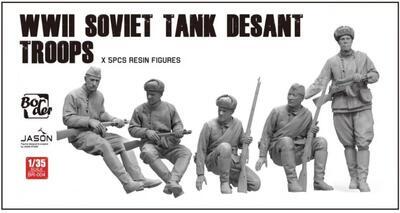 WWII Soviet Tank Desant Troops (1:35)