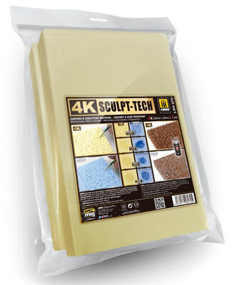 4K Sculp-Tech (20x30x3cm) Medium sheet thickness - Medium Density